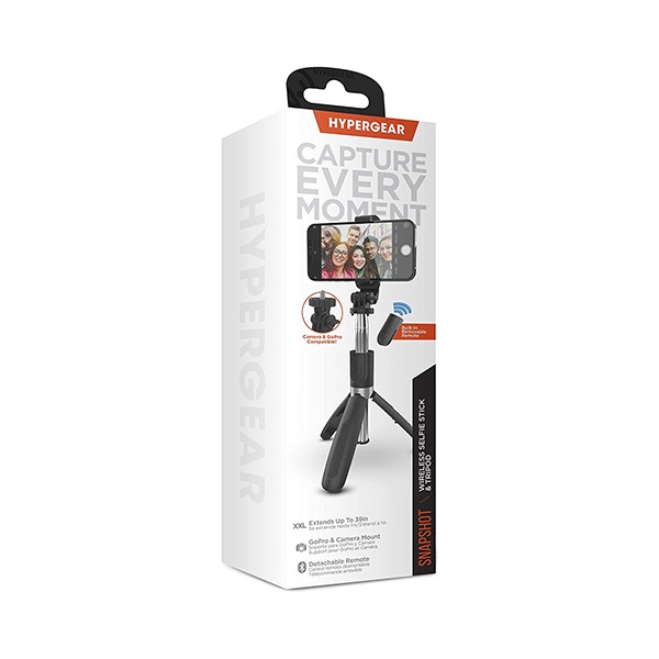 SELFIE STICK CON CONTROL REMOTO + TRIPIE HYPERGEAR