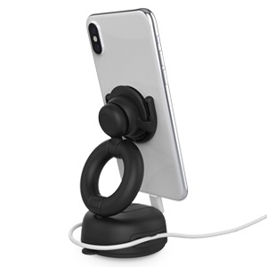 SOPORTE POPSOCKETS ORIGINAL 2G DASH & WINDSHIELD BLACK