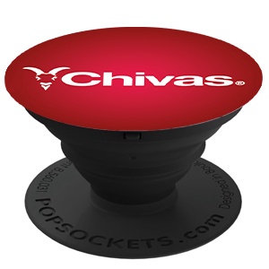 SUJETADOR POPSOCKETS LIGA MX CHIVAS ROJO/BLANCO
