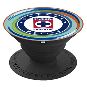 SUJETADOR POPSOCKETS LIGA MX CRUZ AZUL COLORES/ESCUDO
