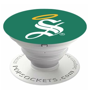SUJETADOR POPSOCKETS LIGA MX SANTOS LAGUNA MONOGRAMA BLANCO
