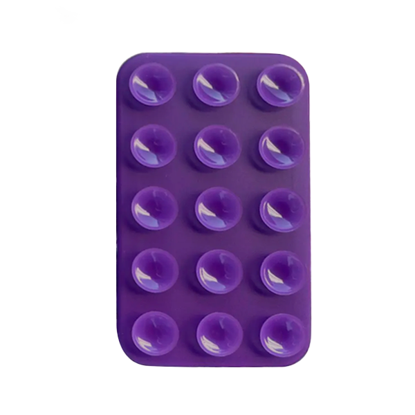 VENTOSA DE SILICON P/CELULAR MORADA