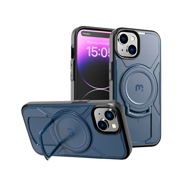 CARATULA STEALTH IPHONE 15/14/13 NAVY MYBAT PRO