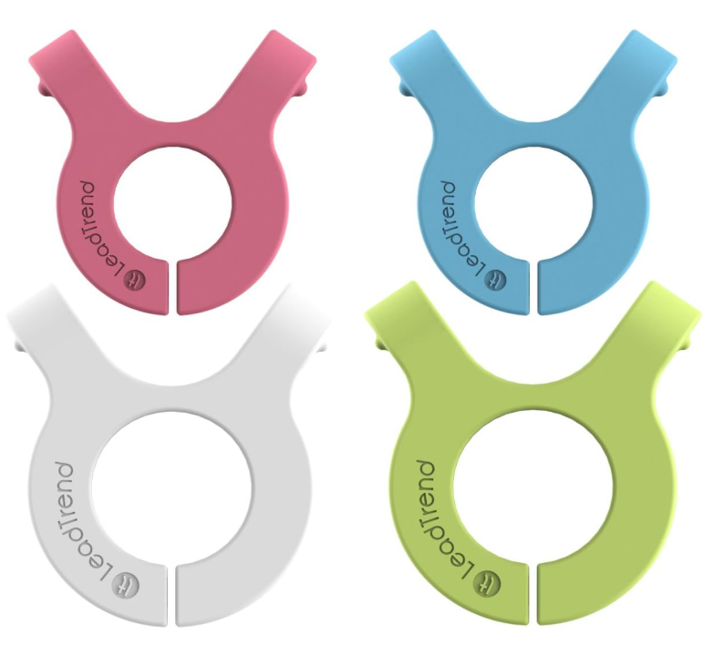 SET DE CLIPS ORGANIZADOR DE CABLES COLORES LEAD TREND