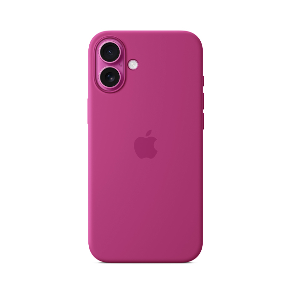 CARATULA SILICON TIPO ORIGINAL C/ LOGO IPHONE 16 PLUS VINO