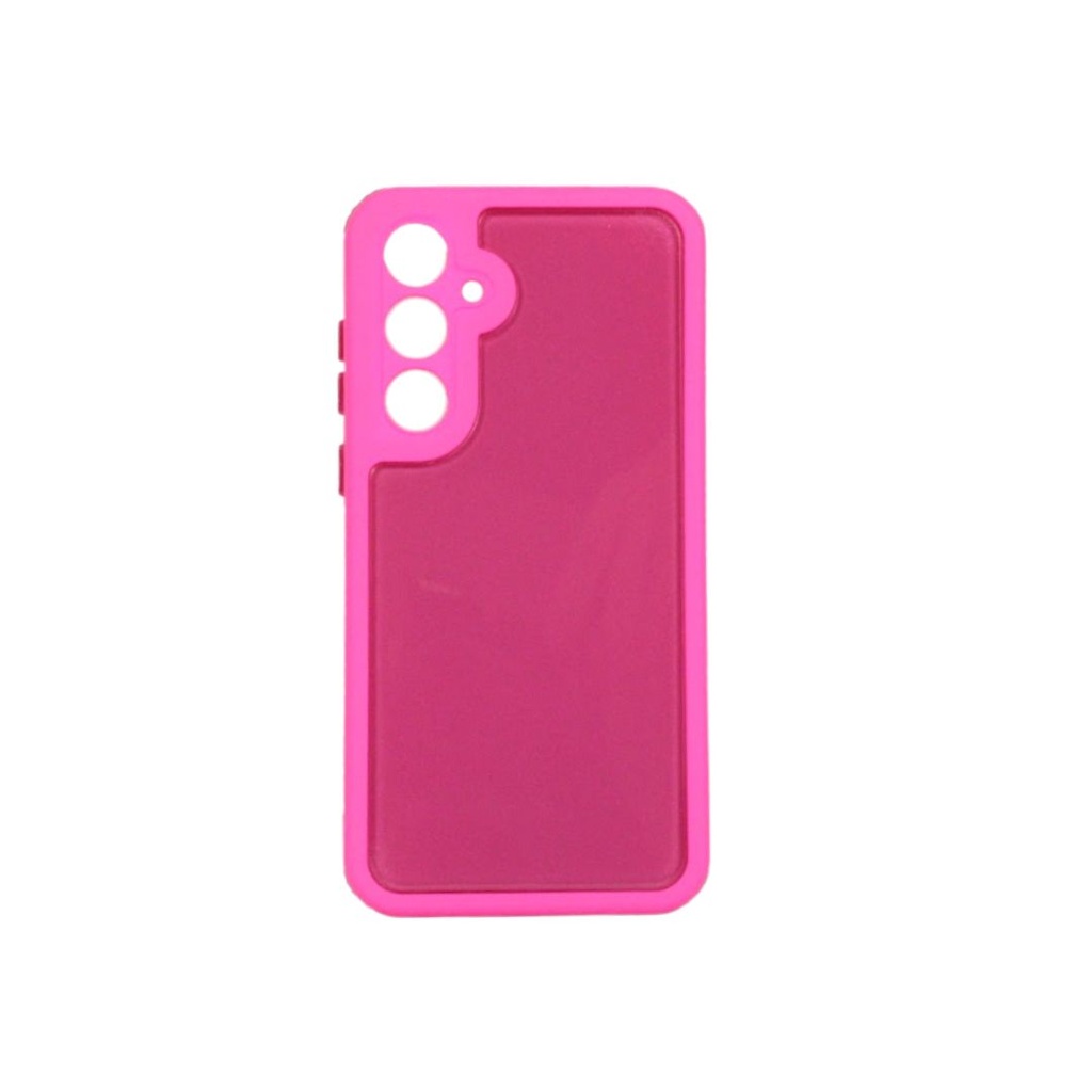 CARATULA 3 EN 1 MATE SAMSUNG A55 FUSHIA