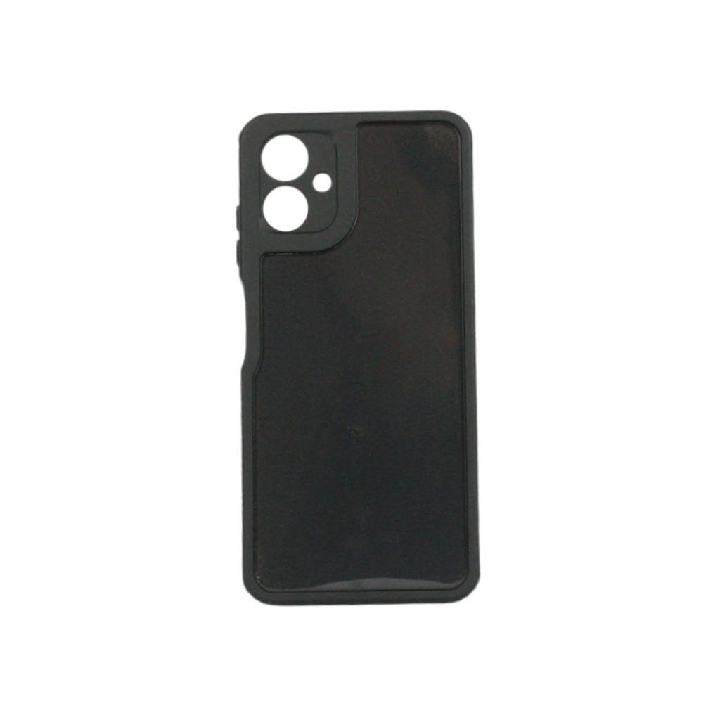 CARATULA 3 EN 1 MATE SAMSUNG A06 NEGRA