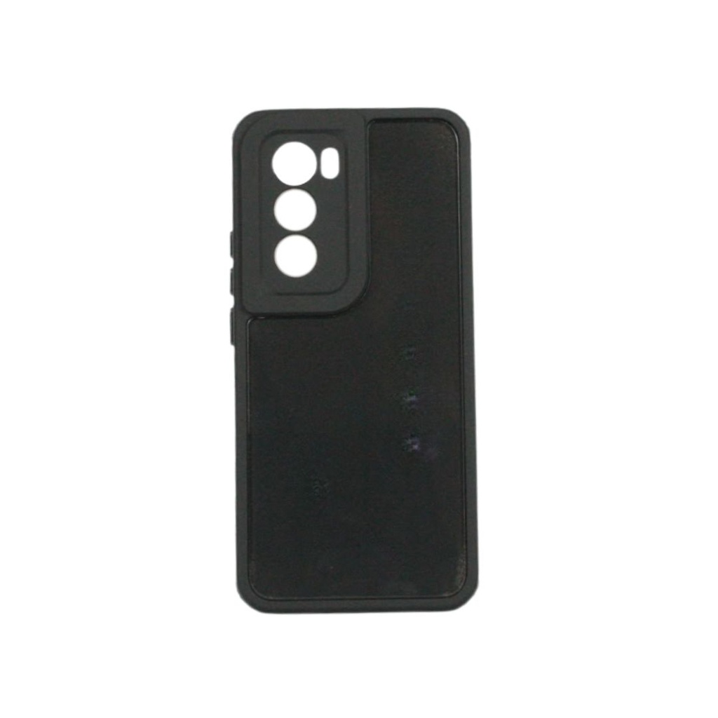 CARATULA 3 EN 1 MATE OPPO RENO 12 NEGRA