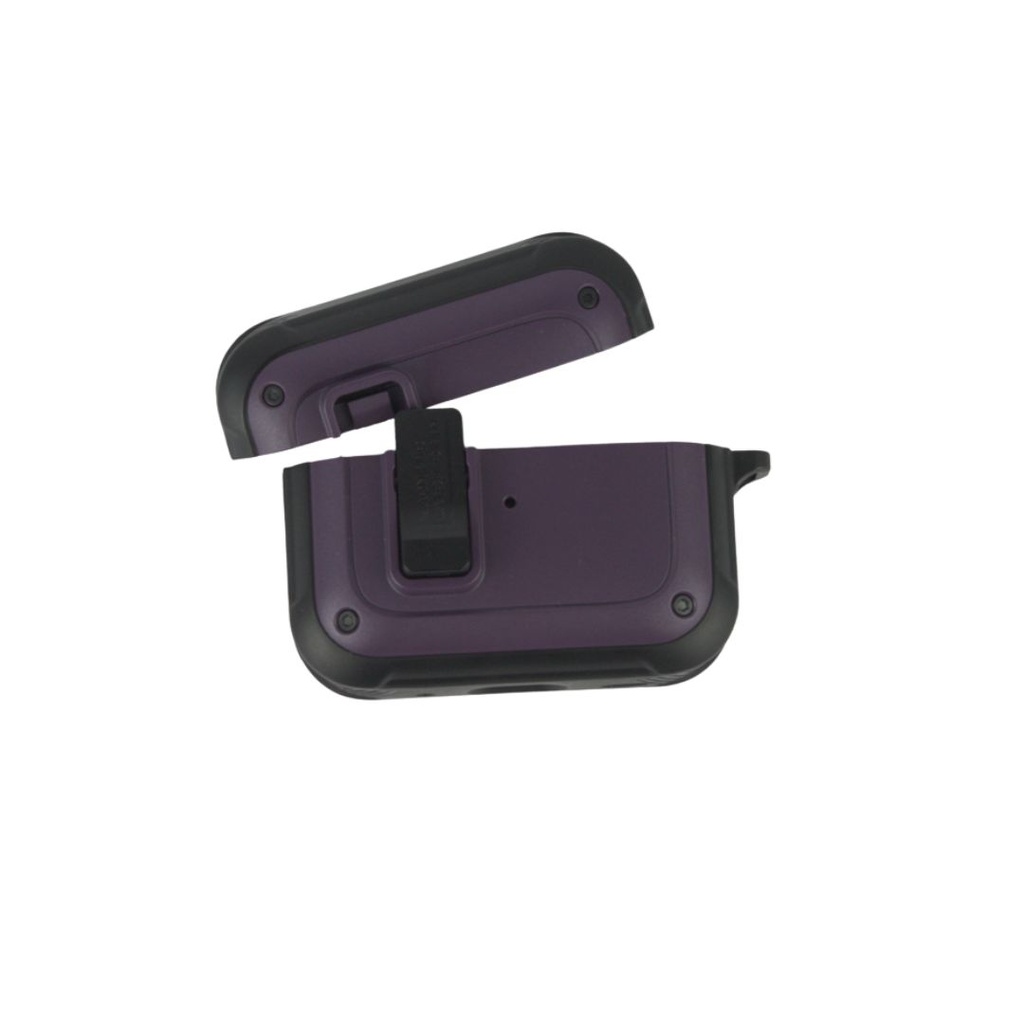 FUNDA IRON MAN AIRPODS PRO/PRO 2 MORADA