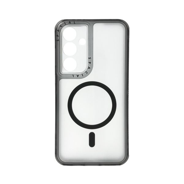 CARATULA 3 EN 1 SPACIAL MAGSAFE SAMSUNG S24 FE NEGRO