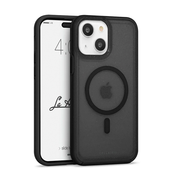 CARATULA LA HORNET GLITTER MAGSAFE IPHONE 15/14 PLUS NEGRA 34-0170001R