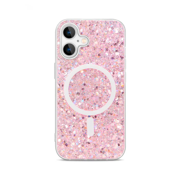 CARATULA SHOWCASE SLIM GLAM MAGSAFE IPHONE 16 PLUS ROSA 40-0120004R