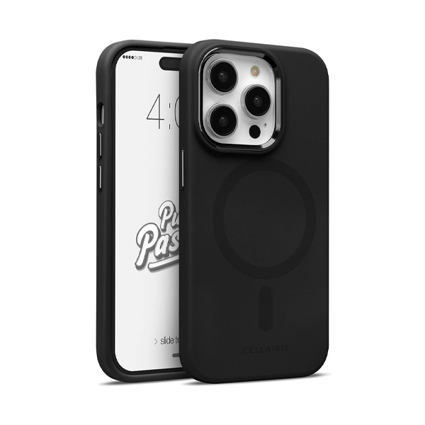 CARATULA PUFF PASTRY MAGSAFE IPHONE 15 PRO NEGRA 84-0055001R