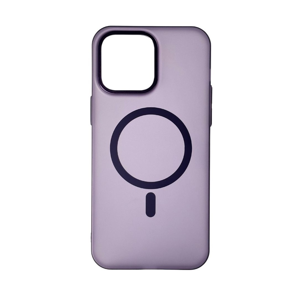 CARATULA GLAM MAGSAFE FILTER IPHONE 14 PRO MAX MORADA