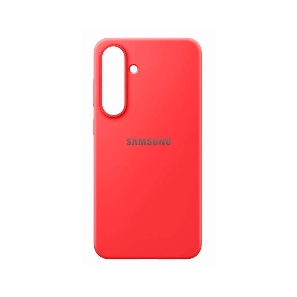 CARATULA SILICON TIPO ORIGINAL C/LOGO SAMSUNG A56/A36 ROJO