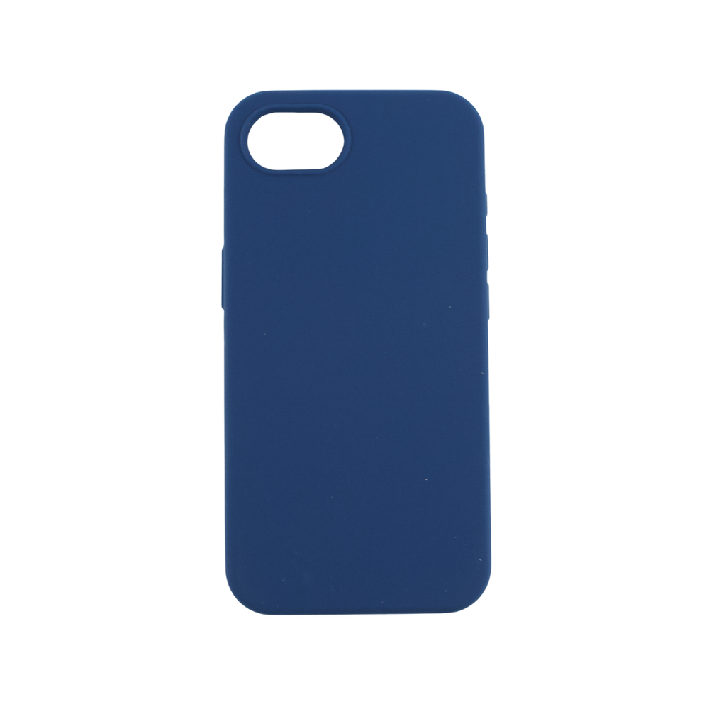 CARATULA SILICON TIPO ORIGINAL S/LOGO IPHONE 16e AZUL MARINO