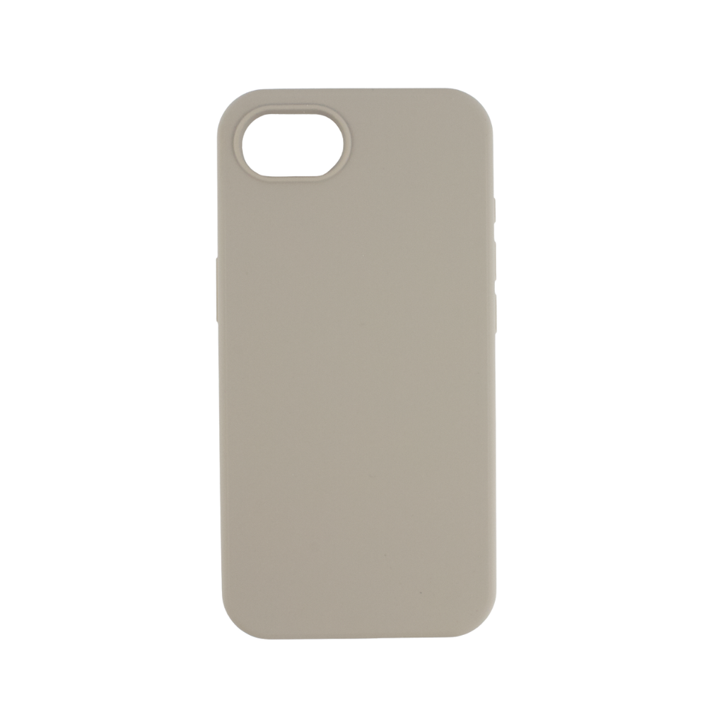 CARATULA SILICON TIPO ORIGINAL S/LOGO IPHONE 16e GRIS