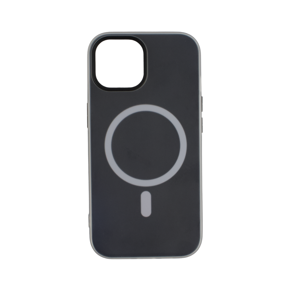 CARATULA COLOR MAGSAFE IPHONE 15/14/13 NEGRO