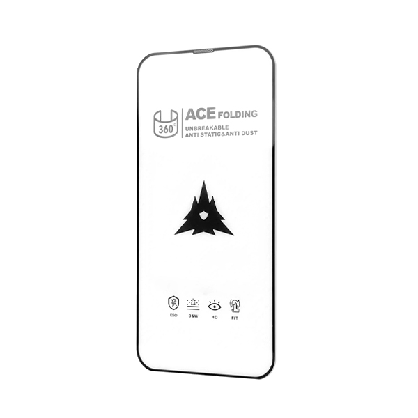 PROTECTOR PANTALLA CRISTAL TEMPLADO ACE FOLDING 360 IPHONE 16/15/15 PRO