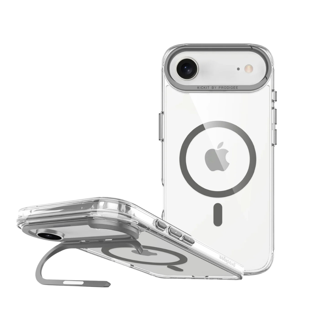 CARATULA KICKLT + MAG IPHONE 17 AIR CLEAR PRODIGEE