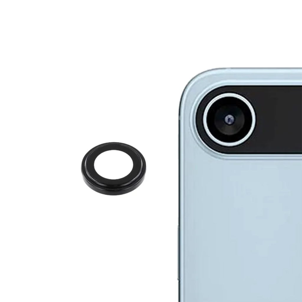 PROTECTOR CAMARA CRISTAL TEMPLADO IPHONE 17 AIR METALICO NEGRO