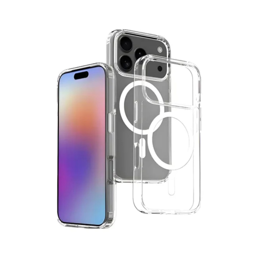 CARATULA NEO HYBRID MAGSAFE IPHONE 17 PRO TRANSPARENTE