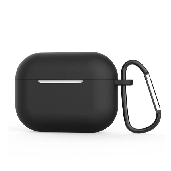 FUNDA SILICON AIRPODS PRO 3 NEGRO