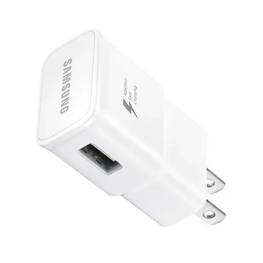 [840000007992] ADAPTADOR DE CORRIENTE ORIGINAL USB SAMSUNG CARGA RAPIDA 9.0V BLANCO