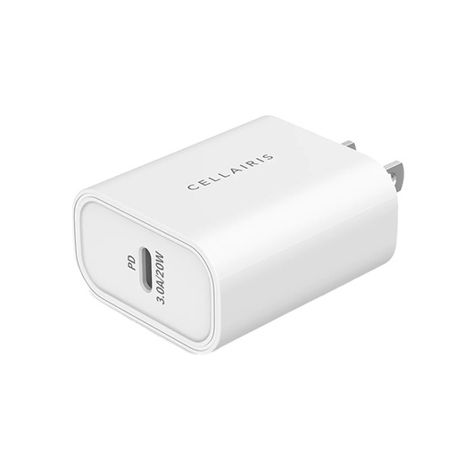 [842932177982] ADAPTADOR DE CORRIENTE USB-C 20W CELLAIRIS 04-0150092