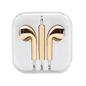 [885249932134] AUDIFONOS MANOS LIBRES 3.5mm METALICOS ORO