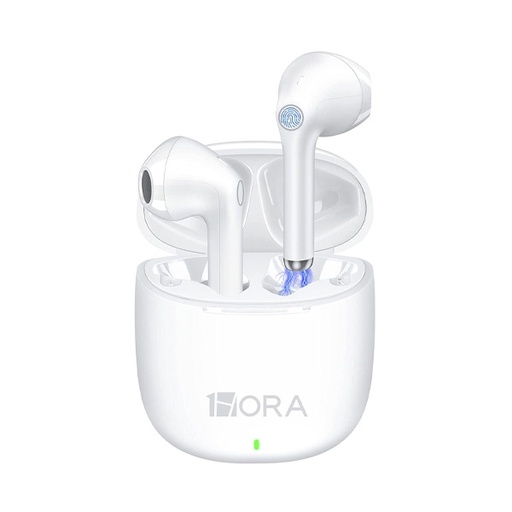[7500907000101] AUDIFONOS MANOS LIBRES INALAMBRICOS AUT201 BLANCOS 1HORA