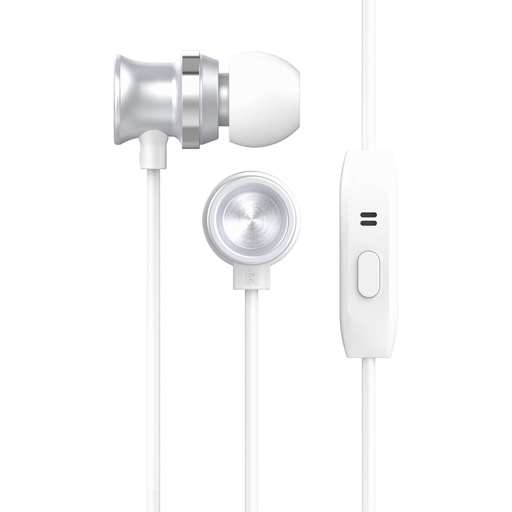 [633755140488] AUDIFONOS MANOS LIBRES dBm METAL PLATA