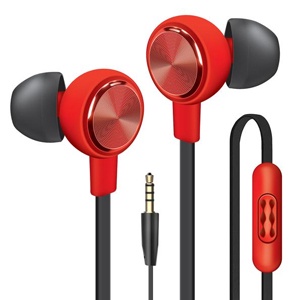 [802029075171] AUDIFONOS P4 PRIZMA STEREO OVERTIME ROJOS