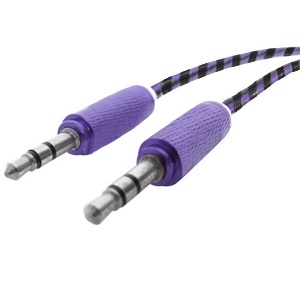 [840000010715] CABLE AUXILIAR 3.5MM AGUJETA COLORES 1.5 MTS