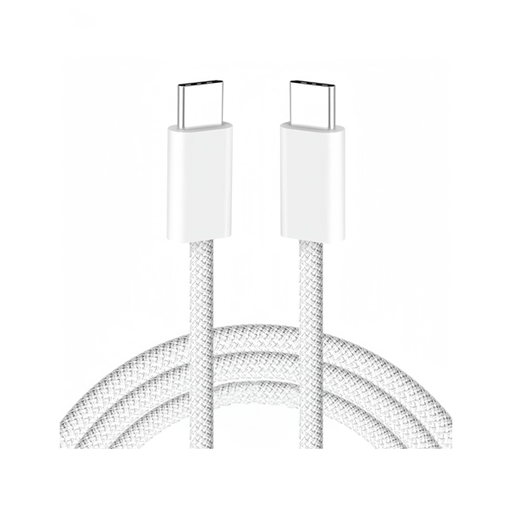 [840000013792] CABLE DE DATOS ORIGINAL APPLE ENTRADA Y SALIDA TIPO C TELA BLANCO