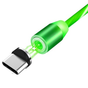 [840000010414] CABLE LED MAGNETICO TIPO C VERDE