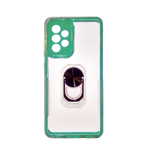 [840000012861] CARATULA 2 EN 1 C/ANILLO MOTO E32 TRANSPARENTE/MENTA