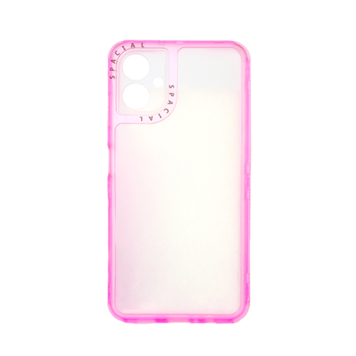 [840000014022] CARATULA 3 EN 1 SPACIAL SAMSUNG A06 TRANSPARENTE/ROSA