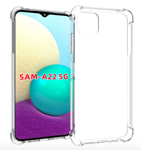 [840000011411] CARATULA ACRIGEL SAMSUNG A22 5G TRANSPARENTE