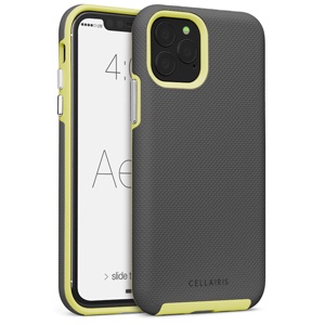 [842932164951] CARATULA AERO GRIP IPHONE 11 PRO GRIS/VERDE 33-0301006
