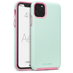 [842932165064] CARATULA AERO GRIP IPHONE 11 PRO MAX AQUA/ROSA 33-0303005