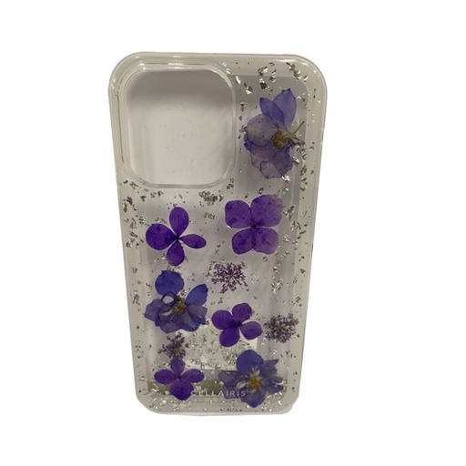 [842932179672] CARATULA AERO REAL FLOWERS IPHONE 13 PRO MEADOW PURPLE 33-0337001