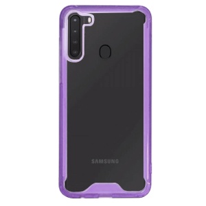 [840000010315] CARATULA AIRBAG SAMSUNG A21 MORADA
