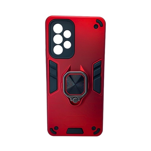 [840000012517] CARATULA ARMY CON ANILLO SAMSUNG A53 ROJA