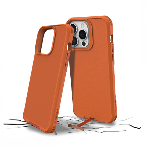 [810023955801] CARATULA BALANCE IPHONE 14/13/12 PRO MAX NARANJA PRODIGEE