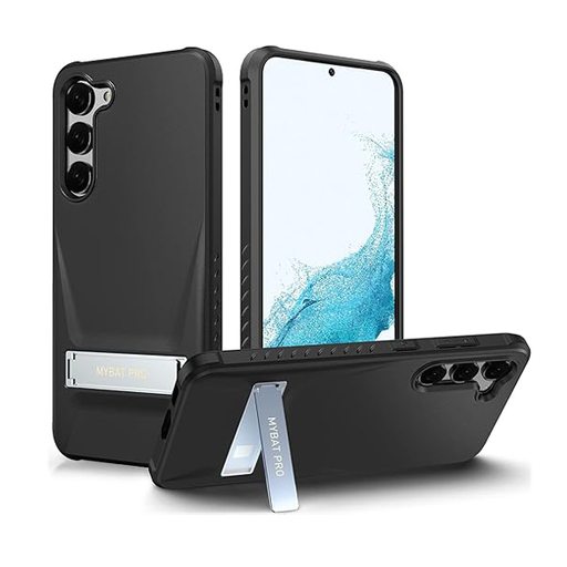 [885126731058] CARATULA BEYONDER C/STAND SAMSUNG S23 NEGRA MYBAT PRO