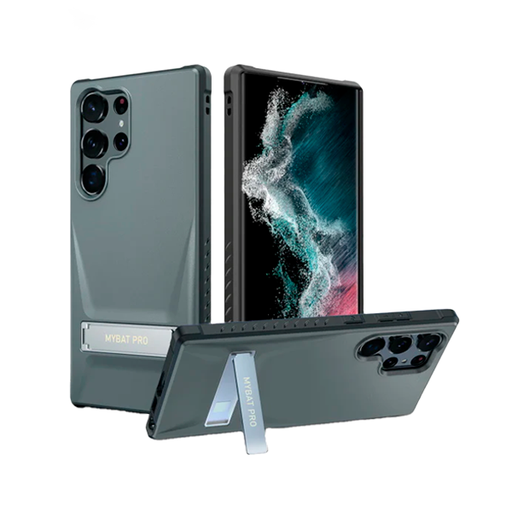 [885126731164] CARATULA BEYONDER C/STAND SAMSUNG S23 ULTRA GRIS MYBAT PRO