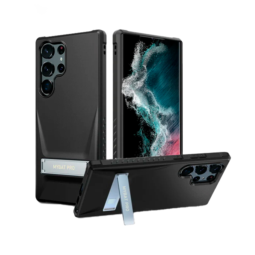 [885126731140] CARATULA BEYONDER C/STAND SAMSUNG S23 ULTRA NEGRA MYBAT PRO