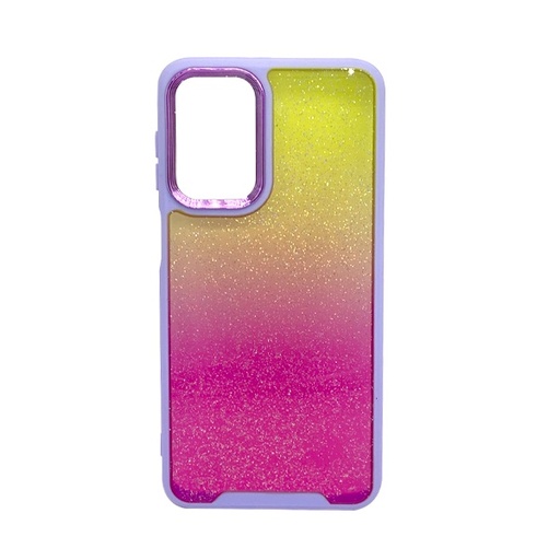 [840000012583] CARATULA BRILLOS SAMSUNG A23 4G ROSA/AMARILLO