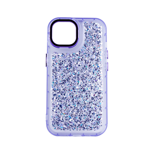 [840000013243] CARATULA BUBBLE BRILLOS IPHONE 15/14/13 LILA